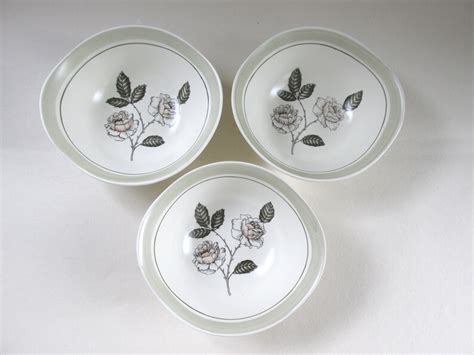 Set Of 6 Crown Devon Fieldings Ivory Queen Dishes Etsy