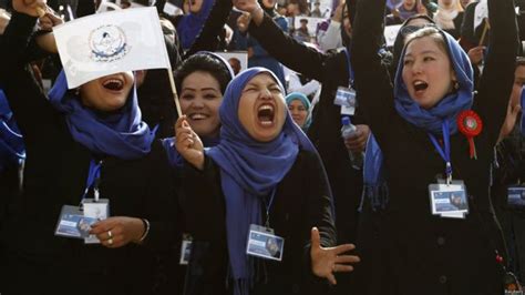 افغان صدارتی انتخابات کے مہم میں خواتین کی بھرپور شرکت Bbc News اردو