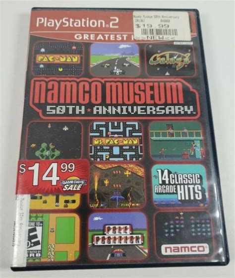 Namco Museum 50th Anniversary Sony Playstation 2 2005 Ps2 Ebay
