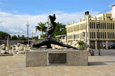 Port Au Prince Historic Center Monument Statue Port Au Prince Statue