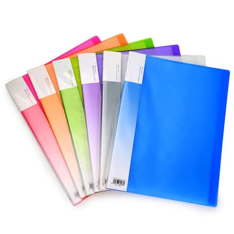 Huajie New A4 Information Booklet 40 Pockets Multifunctional Folder