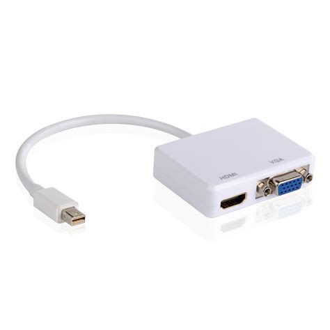At least 1080p video over hdmi, and some mac models support higher resolutions when connecting to 4k displays, 5k displays, and ultra hd tvs. Mini Displayport To HDMI VGA HDTV TV Adapter Cable for ...