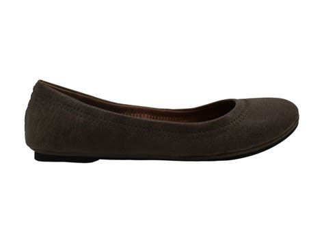 Lucky Brand Lucky Brand Womens Emmie Leather Closed Toe Ballet Flats