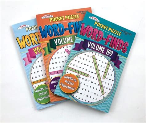 2 Large Print Pocket Puzzle Word Finds Vol 92 And 94 Kappa Word Search