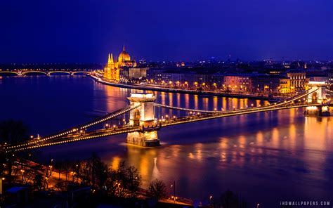 Chain Bridge Budapest Hungary Wallpaper Travel And World Wallpaper