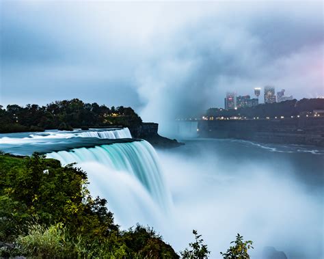 Niagara Falls At Sunrise Please Critique Landscape And Nature