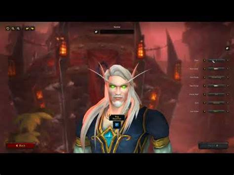 World Of Warcraft Shadowlands New Blood Elf Customization Options Youtube