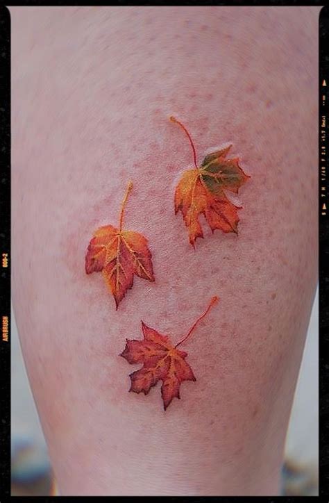 Autumn Leaves Tattoo Fall Leaves Tattoo Autumn Tattoo Maple Leaf