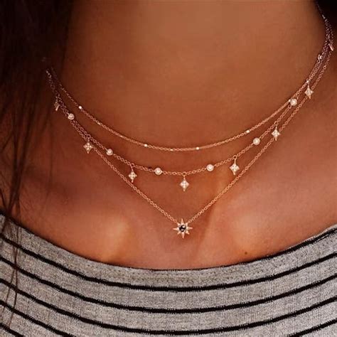 beryuan gold sun star necklace for women teens trendy necklaces teen necklaces for