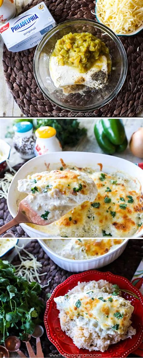 To help when is dinner stay sustainable, posts may contain affiliate links. Green Chili Chicken Bake Recipe • The Pinning Mama