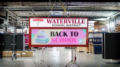 Waterville School District Sign Mega Sign Inc