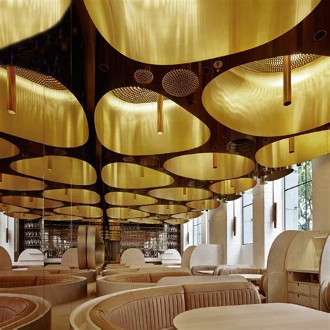 Unique False Ceiling Design Modern Restaurant False Ceiling