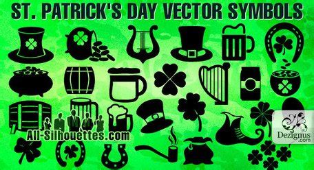 Patrick, patron saint of ireland. St patrick's day symbols, Vector Image - Clipart.me