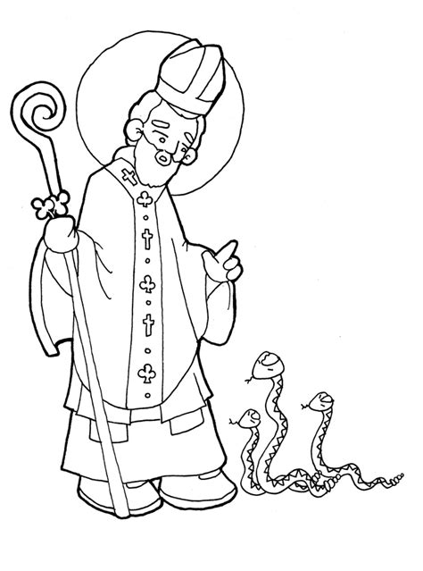 Saint patricks coloring sheets creative images. Dibujos para catequesis: SAN PATRICIO