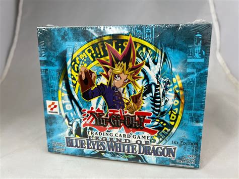 Yugioh 1st Edition Legend Of Blue Eyes White Dragon Booster Box Sealed