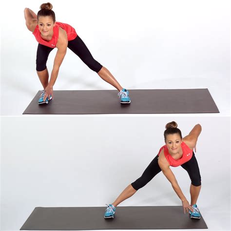 Alternating Side Lunge The 53 Best Leg Exercises Out There Popsugar