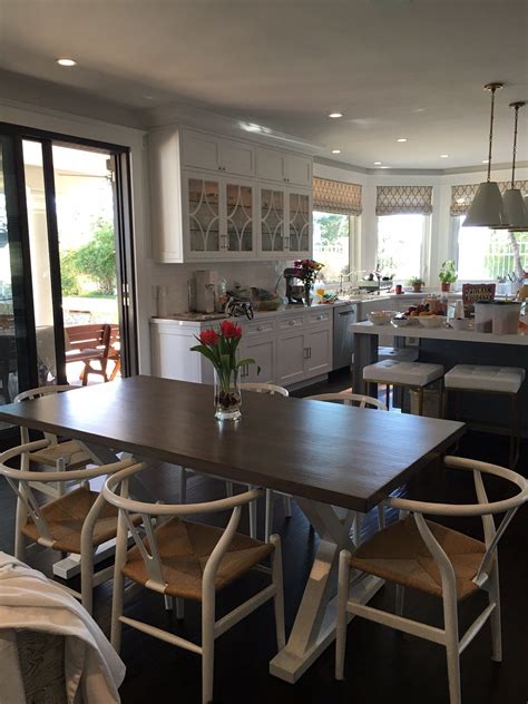 Kitchen islands are super functional: White Oak X Base Dining Table | Kitchen island, dining ...