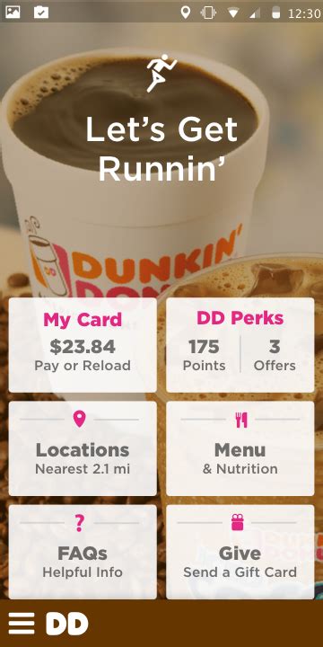 The mobile app wallet offers a simple yet accurate way to retrieve real time card balances since 2012. Dunkin' Donuts perks & rewards - Android Apps on Google Play
