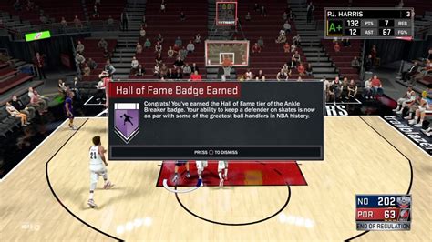 Dimers 1200 assists simple and fastest way 12 minute quarters pass it to justice or hold y or triangle it will pass the ball to the most open man 2.pick. How to get Hall Of Fame Ankle Breaker Badge May 2017! NBA 2k17 MyPlayer tutorial - YouTube