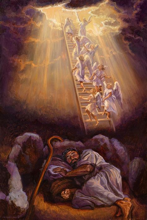 Jacob S Dream At Bethel Bible Artwork Bible Images Bible Pictures