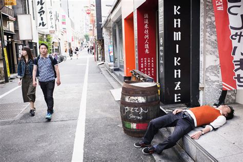 20 shocking photos of drunk japanese by lee chapman show the ugly side of drinking bored panda