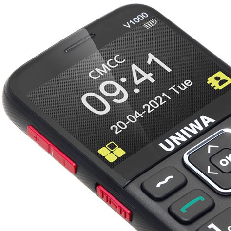 Lipa Uniwa V1000 Senioren Telefoon Met Sos Knop
