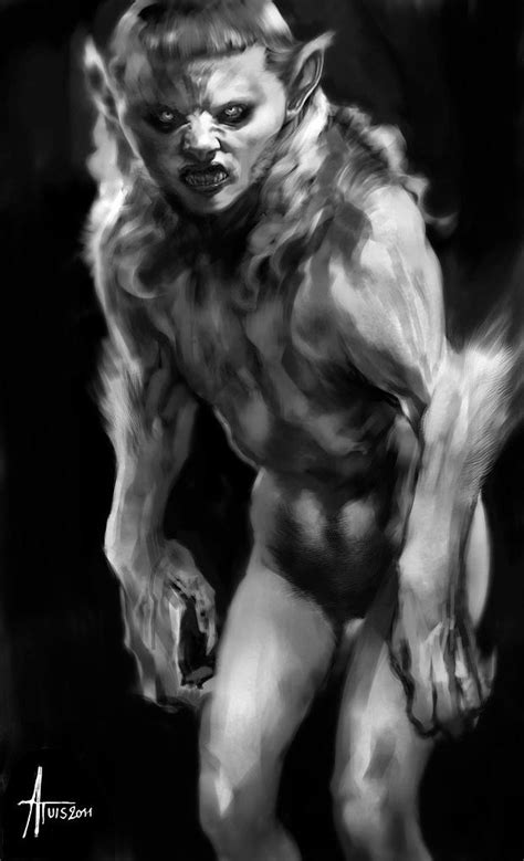 DARK SHADOWS Concept Art Featuring Chloe Moretz S Werewolf Werewolf Werewolf Art Wolfman