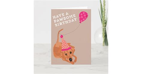 Redbone Coonhound Birthday Card Zazzle
