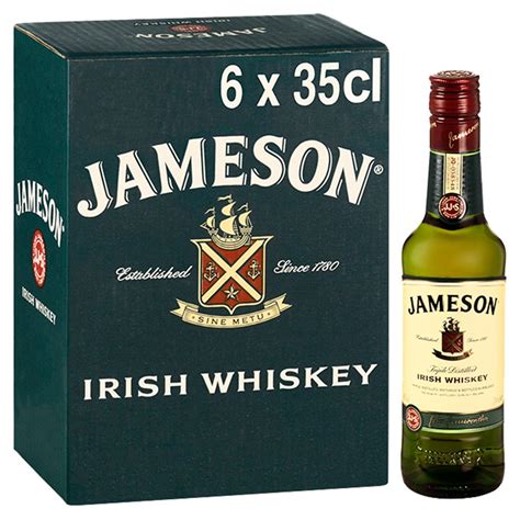 Jameson Irish Whiskey 6 X 35cl Best One