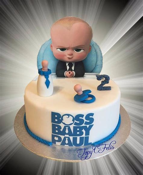 <p>a cake is the synonym of love, celebration, and sweetness. Boss Baby Paul - cake by Felis Toporascu - CakesDecor