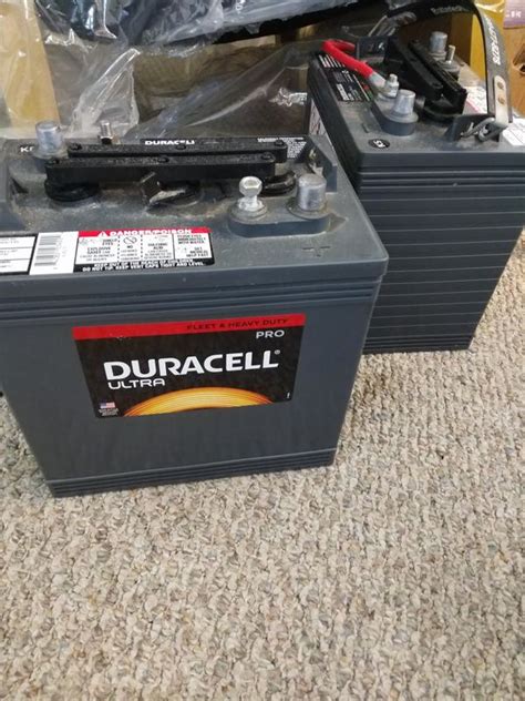 Two Duracell 6volt Golf Cart Batteries For Sale In Seaside Or Offerup