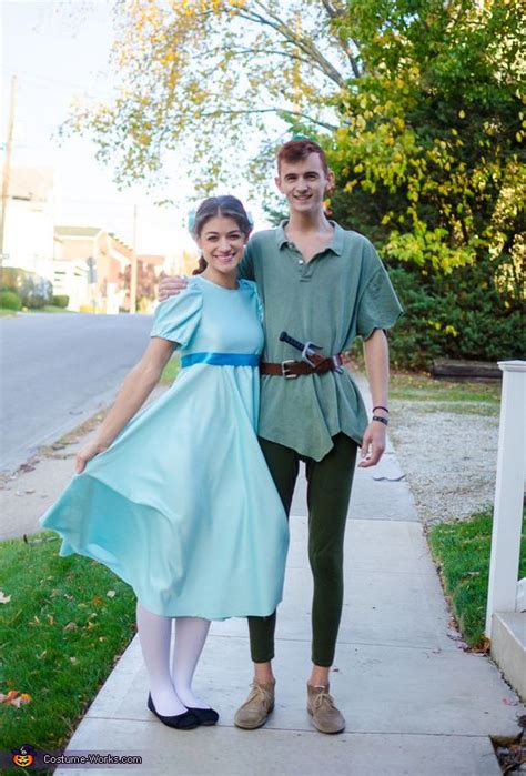 Wendy Darling And Peter Pan Costume Peter Pan Halloween Costumes