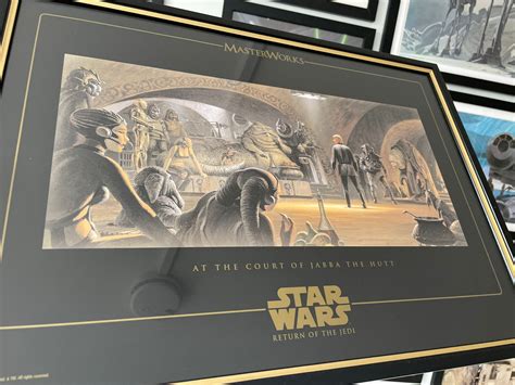 Framed Star Wars Print By Ralph Mcquarrie R D C Po Original Concept Art From A Vintage