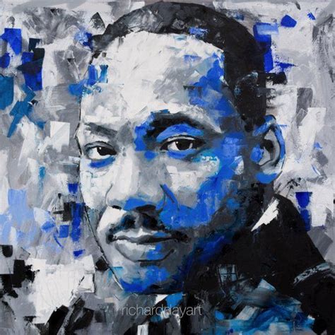 Martin Luther King Jr Original Oil Painting 30 40 52 Large
