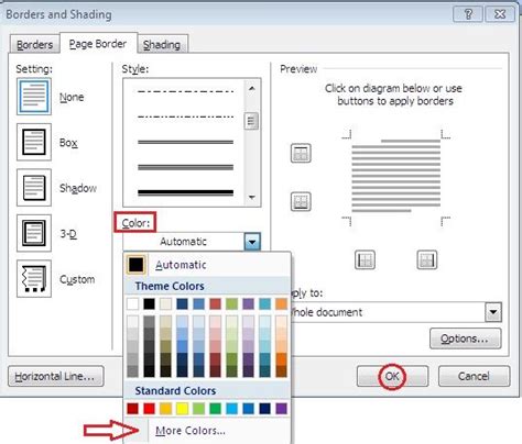 Cara Menambahkan Bingkai Atau Border Di Ms Word Panduan Belajar Ms Office