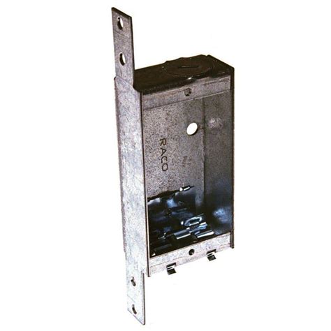 1 In Deep Single Gang Switch Box With Nmsc Clamps And Bracket Set Back