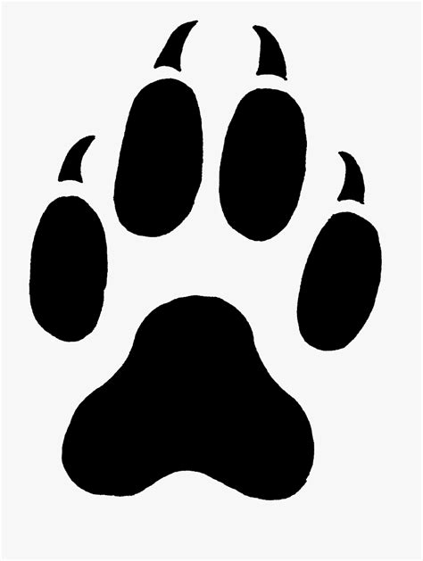 Husky The Wolf Paw Print Pumpkin Carving Hd Png Download