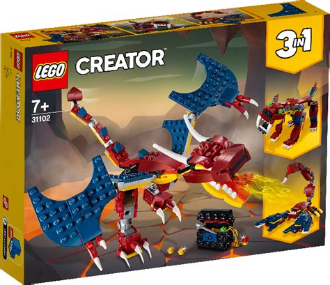 Free delivery for many products! B&B Spielwaren - LEGO® Creator 31102 Feuerdrache
