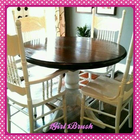 With an emphasis on the beauty of real wood, they are a natural fit alongside heritage furniture, as well as a high contrast to contemporary décor. Old honey oak table and chairs resprayed and stained to ...