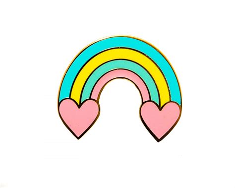 Pastel Rainbow Enamel Pin Brooches And Pins Enamel Pins Acorn And Will