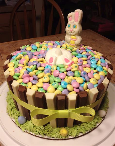 Cookies And Cream Easter Basket Cake With Alternating Chocolate Amp