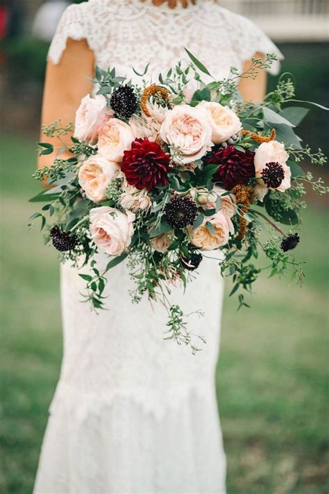 Image Result For Blush And Sage Bouquet Burgundy And Blush Wedding