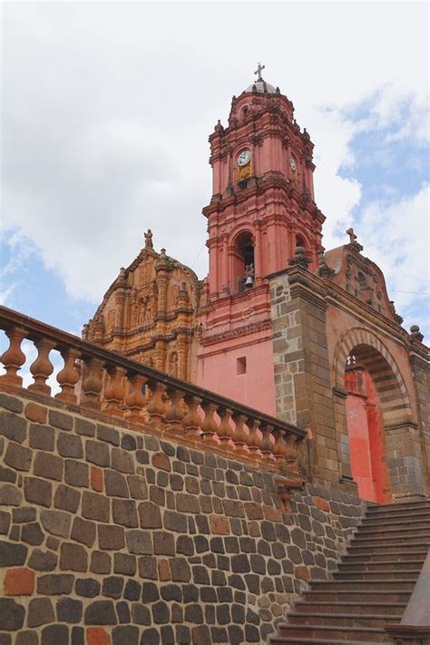 Church Of Tlalpujahua In Michoacan Mexico Xiv Stock Image Image Of