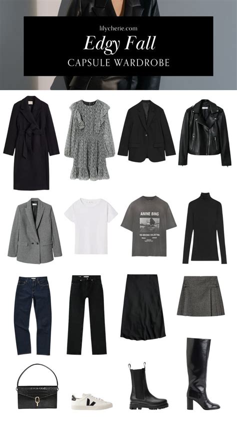 Capsule Wardrobe Casual Capsule Outfits Fashion Capsule Rock