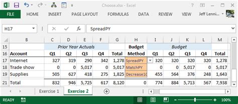 Pick The Math With Excels Choose Function Excel University
