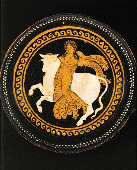 Lenlèvement Deurope Céramique Grecque Vase à Figures Rouges Vers