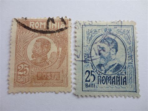 25 25 Old Romania Postage Stamp Stamp Collecting Postage Stamps