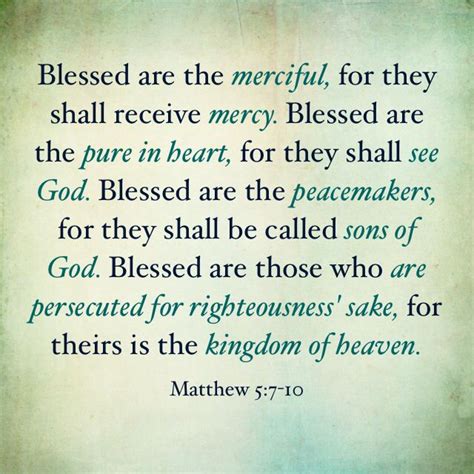 Blessed Are The Merciful For They Shall Receive Mercy Blessed Are The