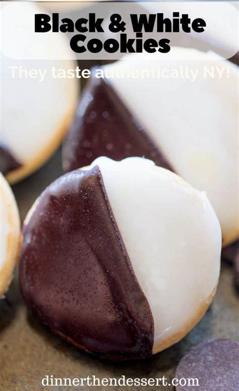 Authentic Nyc Black And White Cookies Recipe Dinner Then Dessert