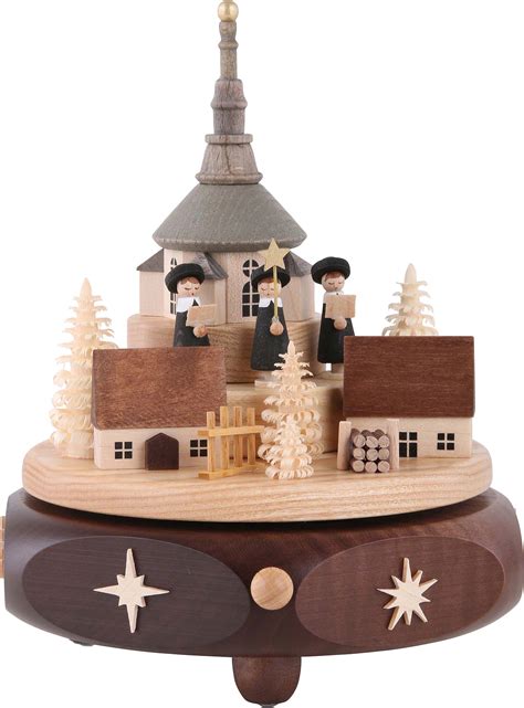 Shop great selection of christmas music boxes at the bradford exchange. Music Box Seiffen Village with Carolers (17 cm/7in) by Richard Glässer